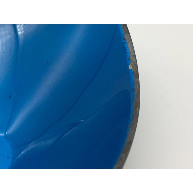 Reed & Barton Vintage Mid 20th Century Reed & Barton Silver Plated and Enamel Bowl For Sale - Image 4 of 13