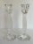 Vintage Pair of Frosted Tulip Shaped Candle Holders by Mikasa For Sale In Los Angeles - Image 6 of 6