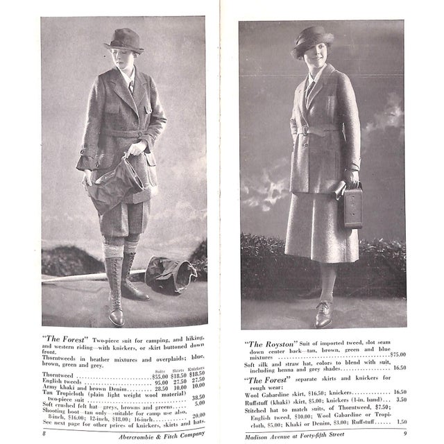 "Abercrombie & Fitch Women's Sportswear 1921 Catalog For Sale - Image 12 of 12