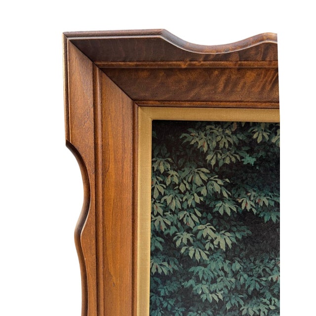 Wood Vintage Framed Americana Print “Horse and Buggy Days" by Paul Detlefsen Reproduction For Sale - Image 7 of 9