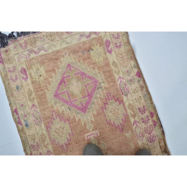 Handmade wool carpet in Turkish Anatolia , Vintage Oushak Rug,Turkish Vintage Anatolian Rug, Handmade wool Rug . One Of...