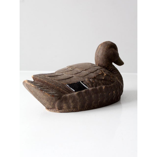 Farmhouse Vintage Ariduk Duck Decoy by General Fibre Co. For Sale - Image 3 of 11