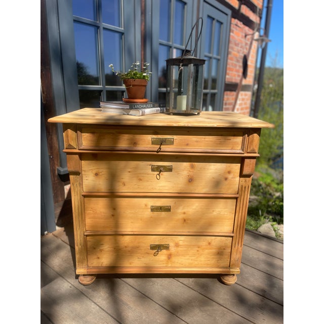 Wood Antique Chest of Drawers, 1890s For Sale - Image 7 of 17