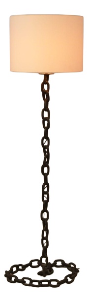Brutalist Chain Floor Lamp in the style of Franz West, Netherlands, 1970s