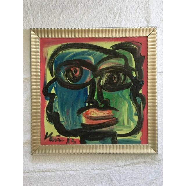 Brown “James Brown” Painting by Peter Keil For Sale - Image 8 of 8