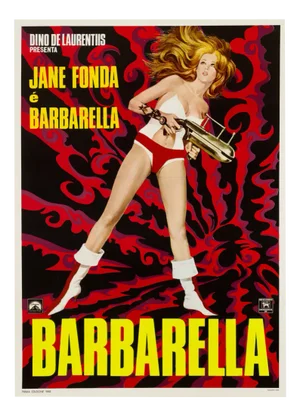 "Barbarella" Original Movie Poster by Mario De Berardinis, Italian, 1968