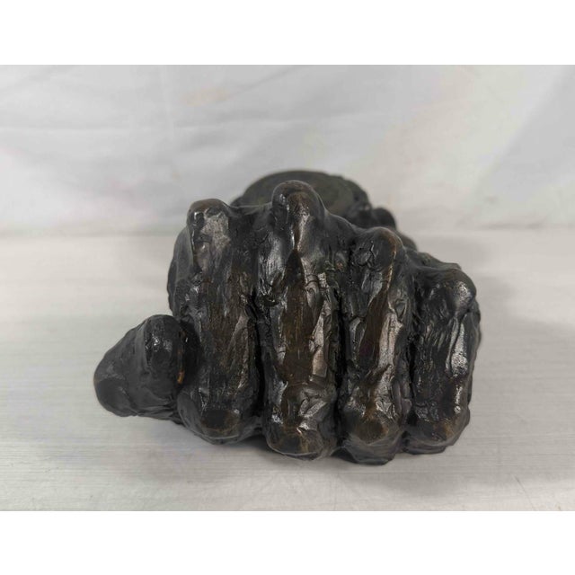 "15 Minutes of Fame"— Abstract Bronze Sculpture, Herbert Simon 1995 For Sale - Image 4 of 6