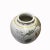 Chinoiserie Oriental Distressed Marked Off White Base People Theme Porcelain Round Jar For Sale - Image 3 of 7