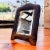 1940s Art Deco Leather Wrapped Table Mirror For Sale - Image 11 of 13