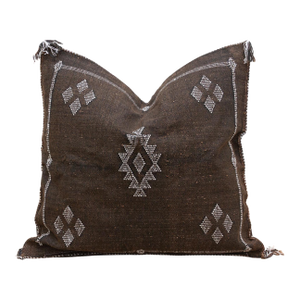 Marrakech Midnight Large Silk Rug Pillow