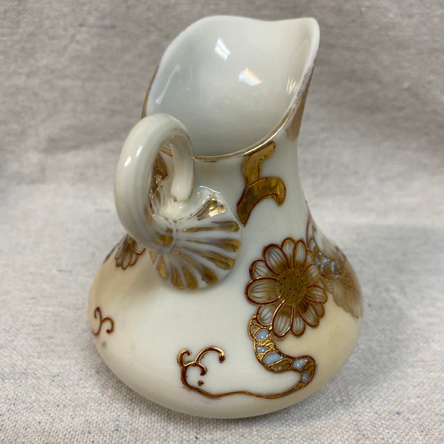 Ceramic Vintage Japanese Seto Ware Creamer Pitcher For Sale - Image 7 of 12