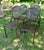 Brutalist Brutalist Iron Stacking Dining Chairs, 1960, Set of 4 For Sale - Image 3 of 8