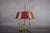 French Bouillotte Brass Two-Light Table Lamp, 1920s For Sale - Image 12 of 15