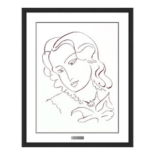 1940s Lithograph From Florilege Des Amours De Ronsard, Henri Matisse For Sale