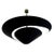 Black Large Mid-Century Modern Black Snail Ceiling or Wall Lamp by Serge Mouille For Sale - Image 8 of 8