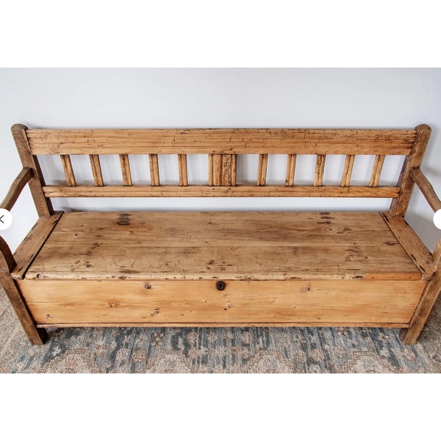 Mid 19th Century Mid 19th Century English Pine Pedestal Writing Desk For Sale - Image 5 of 6