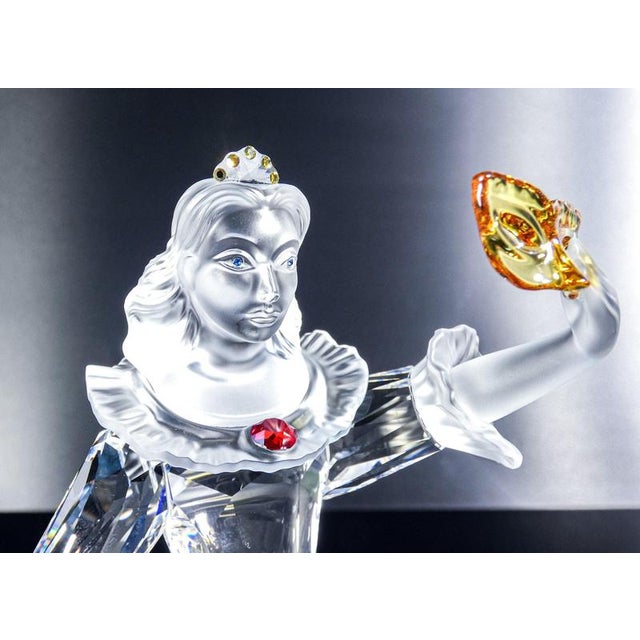 Swarovski crystal sculpture colombina, masquerade. Austria, 2000 origin austria period 2000 brand swarovski model...