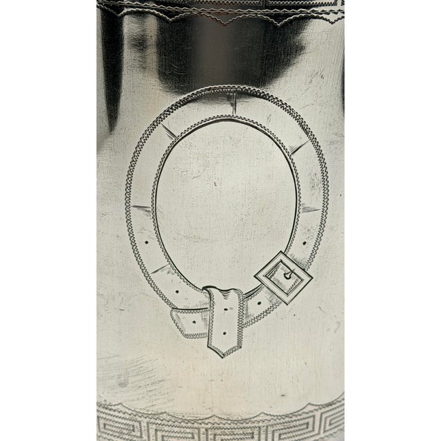 19th C Abraham Kemp Silver Plated Champagne Bucket Wine Cooler For Sale - Image 4 of 12