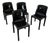 Four Selene Chairs by Vico Magistretti for Artemide, 1970s, Set of 4 For Sale