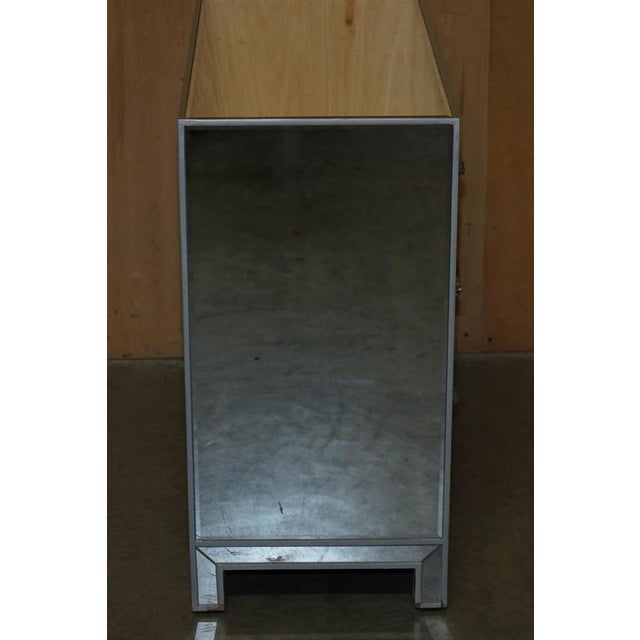 Gold Italian Style Mirrored Chest of Drawers For Sale - Image 8 of 14