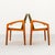 Restored 1970s Danish Modern Henning Kjaernulf Dining Chairs in Teak and Leather For Sale - Image 11 of 13