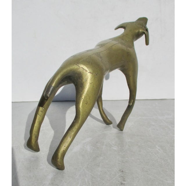 North African or Egyptian Brass Folk Sculpture For Sale - Image 4 of 8