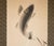 "Carp Leaping" by Masayuki, Showa Era Japanese Printed Silk Scroll For Sale - Image 4 of 11
