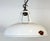 1960s Industrial White Enamel Factory Pendant Lamp from Thorlux, 1960s For Sale - Image 5 of 18