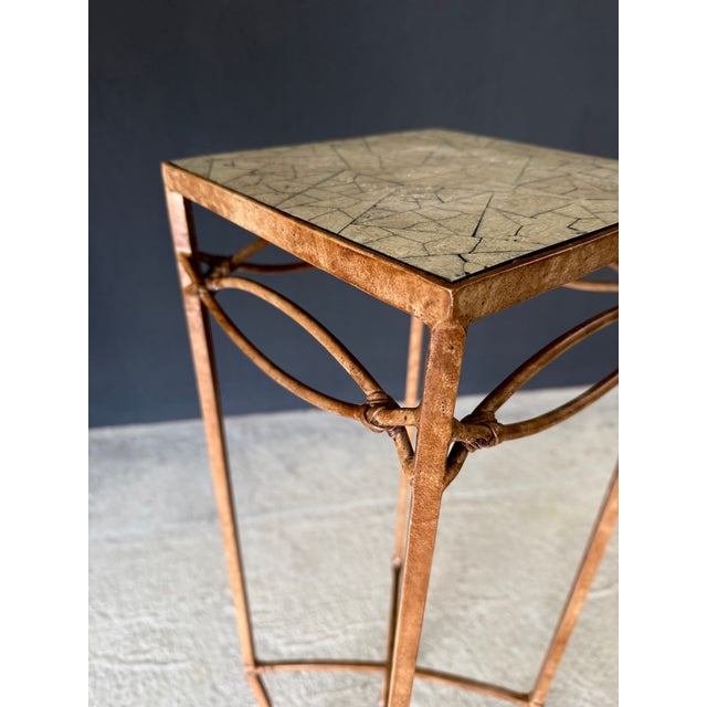 Handcrafted High Pedestal Table Set, 1990s France, Set of 2 For Sale - Image 17 of 18