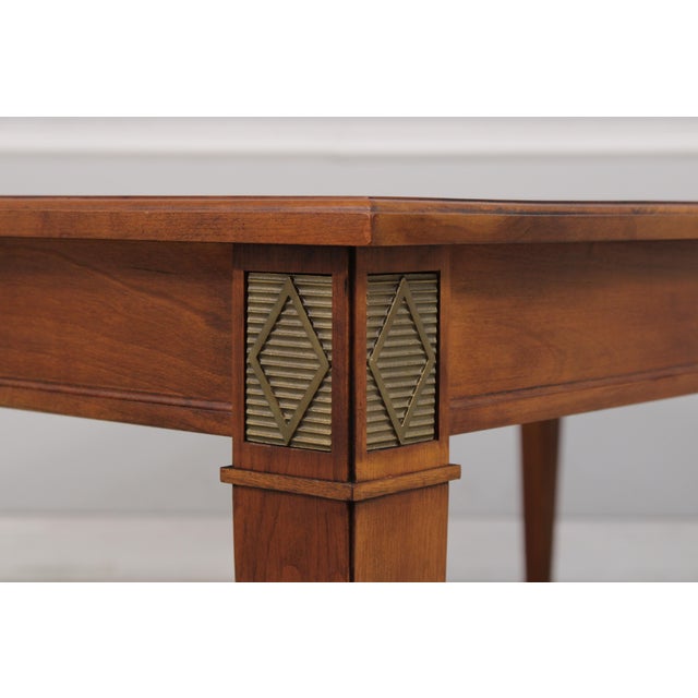 Stickley Cherry Regency Style Dining Table For Sale In Philadelphia - Image 6 of 18
