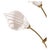 1950s Monza Brass Floor Lamp with Murano Glass Shades by Angelo Lelli attributed Arredoluce, Italy, 1950s For Sale - Image 5 of 9