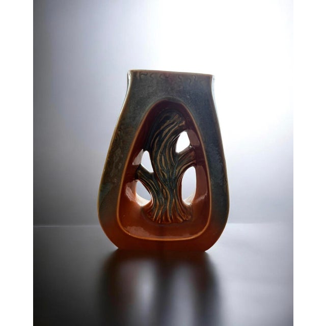 1930s 1930s Vallauris French Open Work Sculptured Vase For Sale - Image 5 of 5