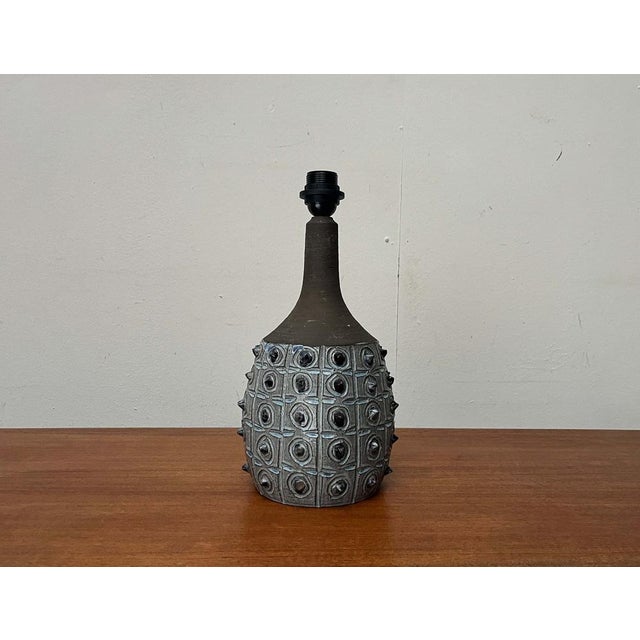 Mid-Century Modern Danish Studio Pottery Table Lamp from Jette Hellerøe, 1960s For Sale - Image 6 of 18