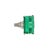 Contemporary 7.46 Carat Green Tourmaline Diamond Platinum Ring, Size 6.75 For Sale - Image 3 of 6