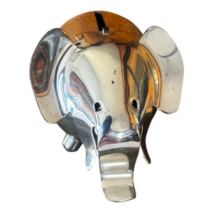 Mid 20th Century Napier Silver Elephant Coin Bank