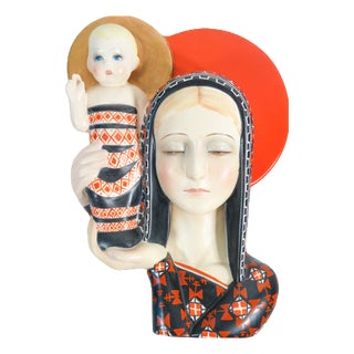 Ceramic Sculpture by Andrea Bologna for Lenci, 1935 For Sale