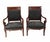 Black French Charles X Mahogany Armchairs, Set of 2 For Sale - Image 8 of 8
