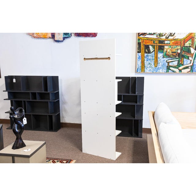 White Pair of BoConcept Como System Matte White Lacquered Contemporary Shelving Units For Sale - Image 8 of 8
