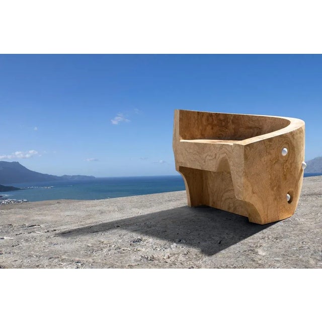 Not Yet Made - Made To Order Minos Armchair by Woody Fidler For Sale - Image 5 of 11