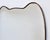 Goldenrod Mid-Century Modern Italian Wall Mirror with Brass Frame, 1960s For Sale - Image 8 of 14