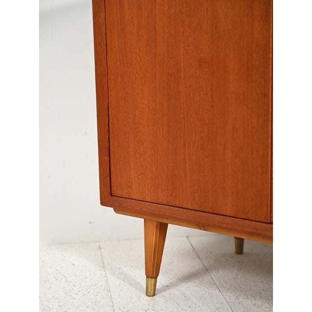 Scandinavian Bookcase with Cabinet, 1950s-1960s For Sale - Image 10 of 11