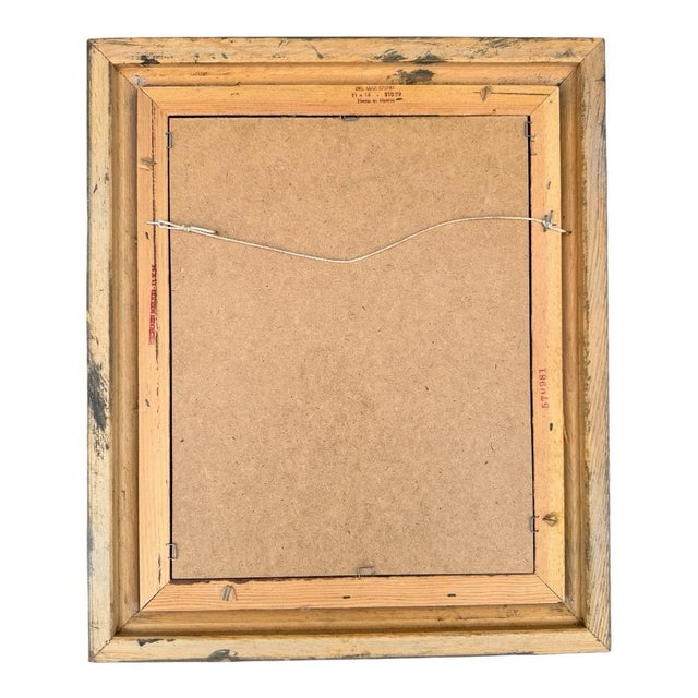 1869 Hand-Colored French Fashion Plate From La Mode Illustrée, Framed For Sale - Image 11 of 11