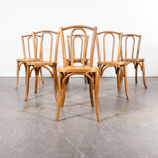 Classic Hooped Back Dining Chairs from Fischel, 1950s, Set of 6 For Sale - Image 4 of 9