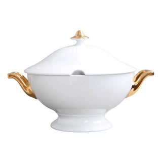 White Porcelain Terrine Thomas, 1960s For Sale