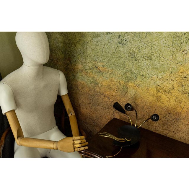 Mid-Century Modern Italian Three-Light Wall Lamp in the style of Stilnovo, 1960s For Sale - Image 13 of 18