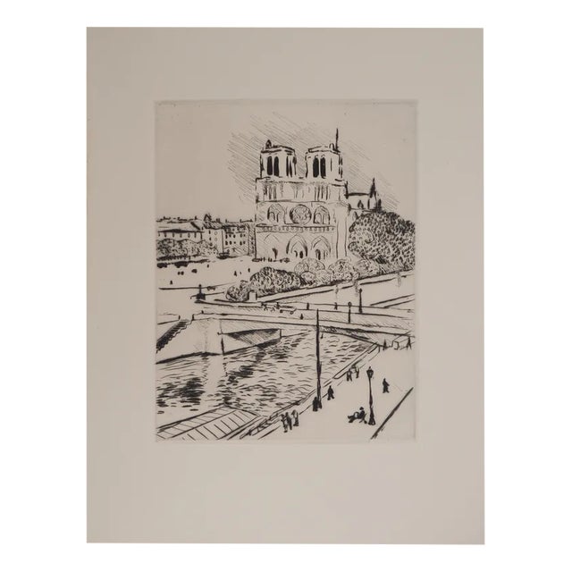 Albert Marquet, Notre-Dame, Original Engraving For Sale