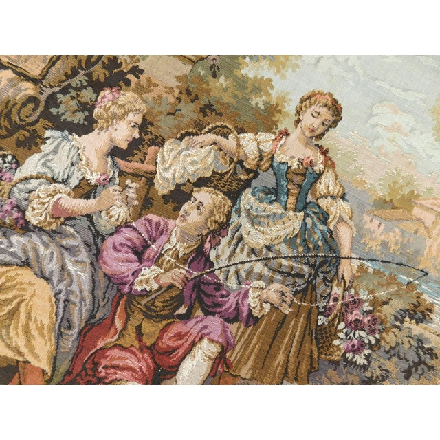 French Vintage 1970s French Goblin Tapestry For Sale - Image 3 of 9