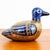Blue and Gold ceramic duck sculpture with intricate designs. Excellent Piece of decor to display. Well made and shows...