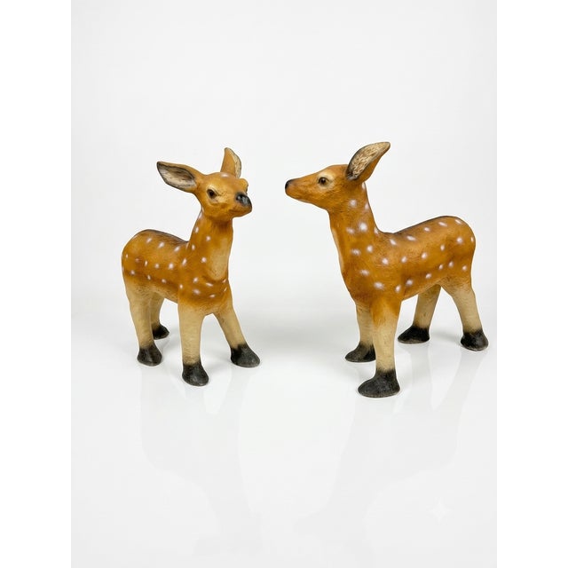 Vintage Large-Scale Acrylic Deer Figurine, 1950s For Sale - Image 3 of 5