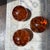 Vintage Amber Controlled Bubble Art Glass Orbs – Set of 3 Murano Style Paperweights For Sale In Atlanta - Image 6 of 7